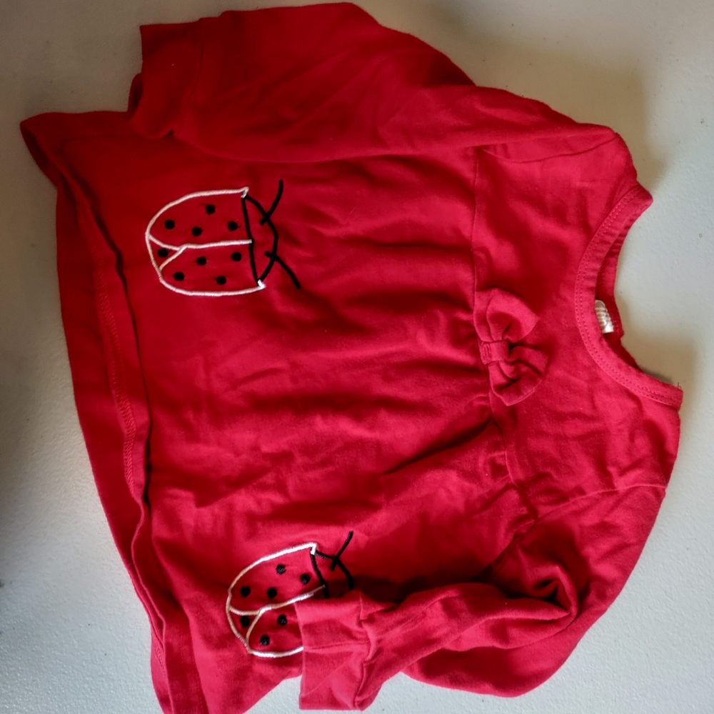 Red ladybug shirt